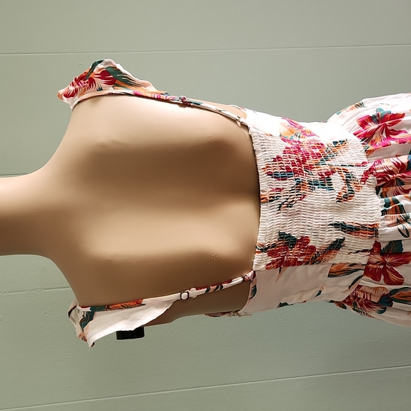 Roxy Hawaiian Hibiscus Long Dress - Picture 6 of 15